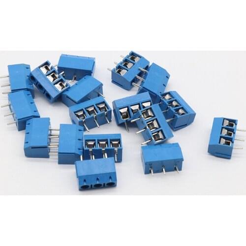 10PCS KF301-3P 5.08mm 3 Pin Connect Terminal Screw Terminal Connector
