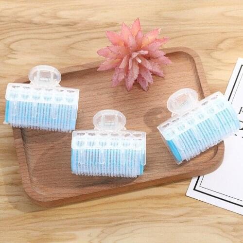 3Pcs/Lot Hair Rollers Bang Roll Curler Hair Curler Plastic Self-adhesive Hair Curling Hairdressing Tool Girl Beauty Styling Tool