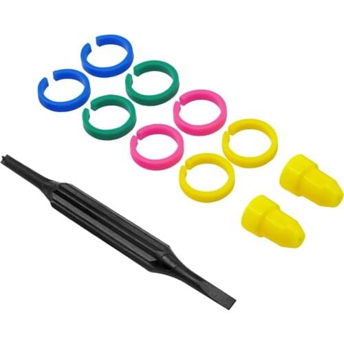 Oscilloscope Probe Accessories Kit Adjuster Marker Rings IC Protective Caps