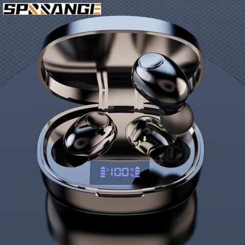 Wireless Earphones Noise Canceling 2200mAh Charging Box Sports Waterproof Bluetooth 5.1 Wireless Earphones for All Smart Phone