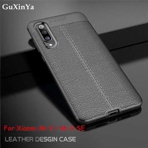 For Xiaomi Mi 9 Case For Xiaomi Mi 9 SE Cover Luxury Leather ShockProof TPU Back Protective Case For Xiaomi Mi 9 Mi 9 SE Funda