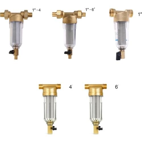 Water Filter Front Purifier Tap Water Pipeline Pre-Filter Home Backwash Remove Rust Contaminant Sediment