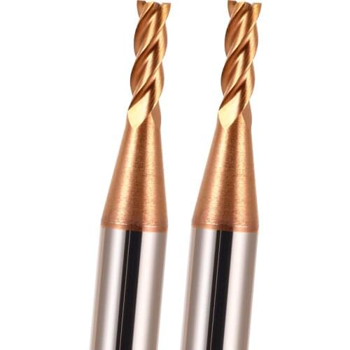 Milling cutter HRC55 CNC tools flat end mills 4mm shank carbide tungsten steel milling tools for alloy steel metal or wood