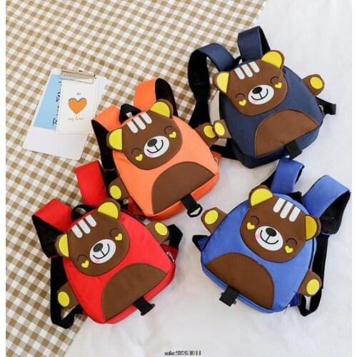 Disney Canvas printing Childrens School Bag Kindergarten Girl Cartoon Backpack Cute Bag Cartoon Backpack Kids Gifts