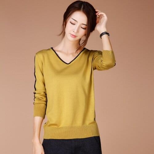 JXKHOMN Women's V-Neck Pullovers
