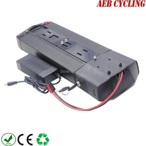 Lithium ion ebike battery pack high power 48V 13Ah RB-3 rear rack Li-ion electric bicycle battery for city bike with charger