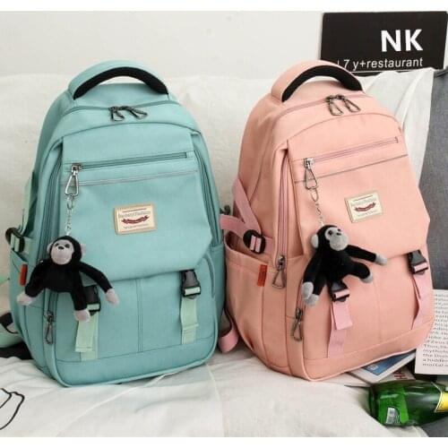 Fashion Preppy Style Women Backpacks School Book Bags Backpack For Teengers Gilrs Large Capacity Travel Packs Men Sac A Dos