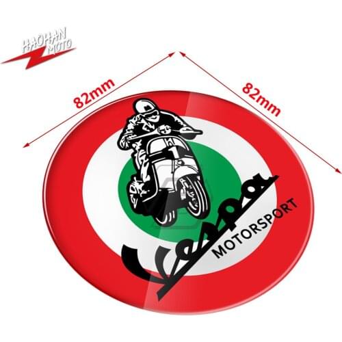 For Piaggio Vespa Sprint GTS GTV LX PX GS 3D Motorcycle Decal Italy Flag Sticker