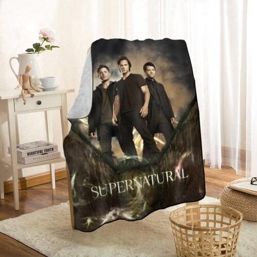 New Arrival TV Supernatural Blankets Printing Soft Blanket Throw On Home/Sofa/Bedding Portable Adult Travel Cover Blanket