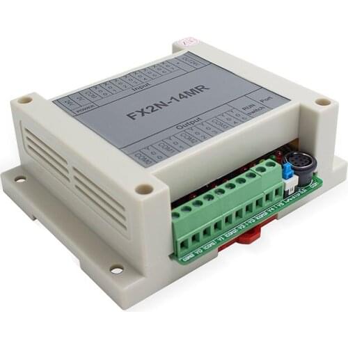 PLC industrial control board F-X-1-N-2-N-14MR with shell online download monitoring programmable controller