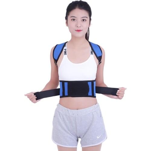 Adjustable Back Correction Strap Sitting Posture Correction Belt Back Support Spine Hunchback Correction Band