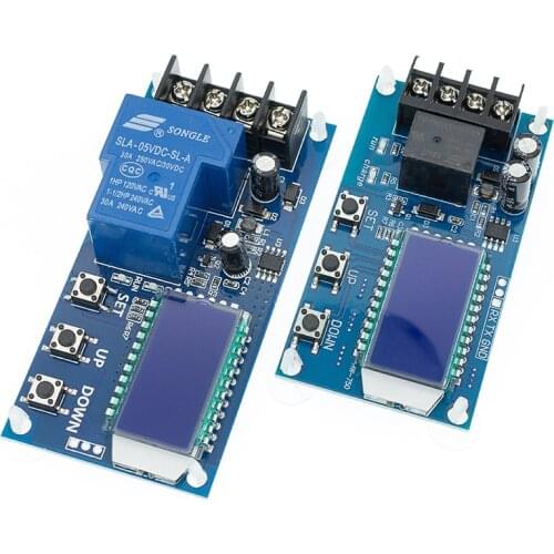 6-60v 30A 10A Lead-acid Solar Battery Charge Controller Protection Board charger Time switch 12v 24v 36v 48v battery capacity