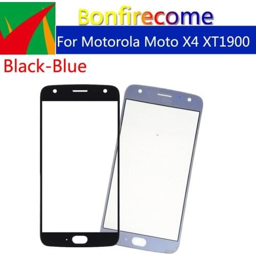 10pcs\lot Touchscreen For Motorola Moto X4 XT1900 Touch Screen Front Panel Glass Lens LCD Outer Glass For Moto X (4th gen) 5.2"
