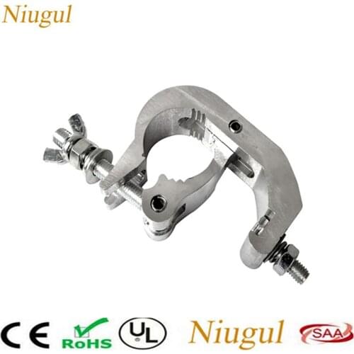 10pcs/lot DJ Light Aluminium Material Stage Light 100kg 40-52mm Hook Light Clamp Holder For Beam Moving Head Light DJ Equipment