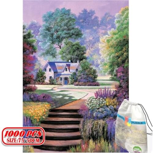 1000Pcs Ideal Home 3D Jigsaw Puzzles Adults Game Toys for Toys Boring Game Building Assembling Educational Toys