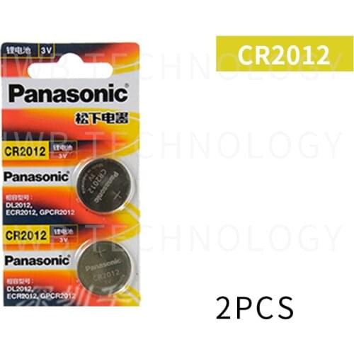 2PCS /lot New Original Panasonic CR2012 3V button cell good quality