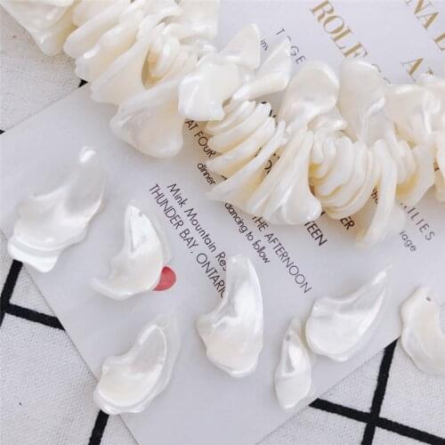 2020 New style 50pcs/lot geometry irregular shape Natural shell materials beads diy jewelry earring/bracelet/necklace accessory
