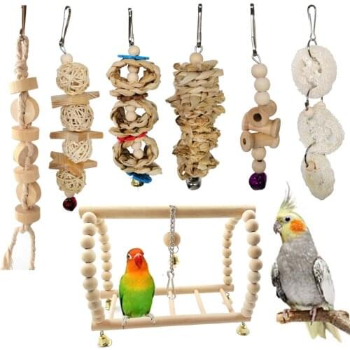 7Set A Parrot Toy Small Pet Supplies Pet Supplies zu he zhuang