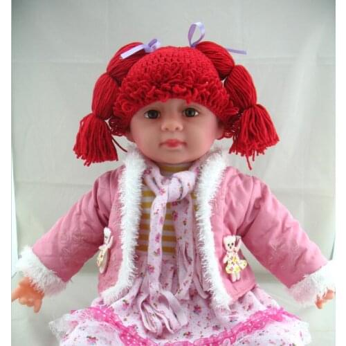 Free shipping, Girl Wig Hat , 100% Handmade Crochet Baby Girls Wigs Cabbage Patch Hat, Newborn Beanie caps Photographic prop