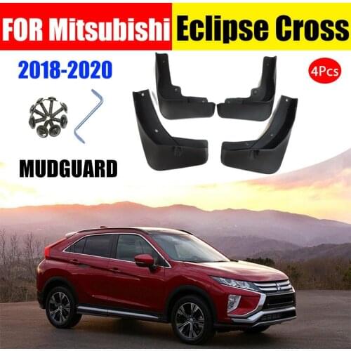 Car Mudflaps Fit For Mitsubishi eclipse cross 2018-2019 Front&Rear Splash Guards Mudguards Mud-Flaps Car Fenders Accessories