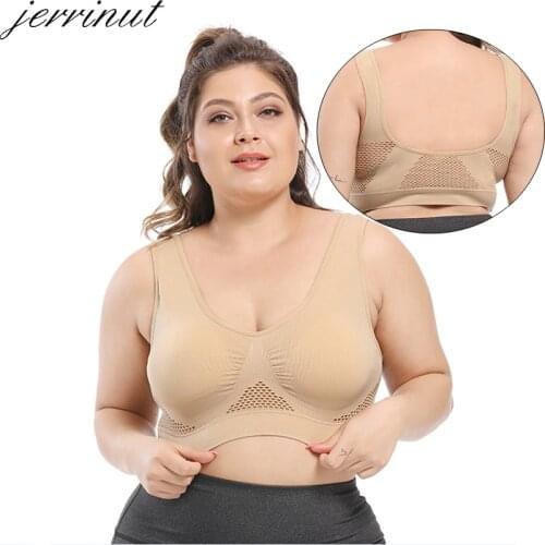 Plus Size Bra Womens underwear Seamless Bra With Pads Big Size 5XL 6XL Push Up Bras For Women Vest Wireless Active Brassiere