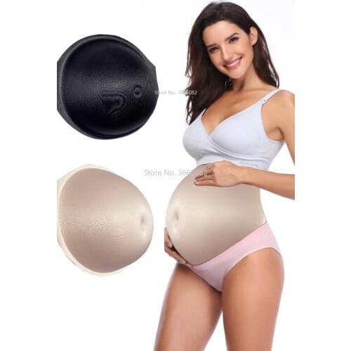 Artificial Baby Tummy Belly Fake Pregnancy Pregnant Bump Sponge Belly Pregnant Belly Style Suitable for Male and Female Actors