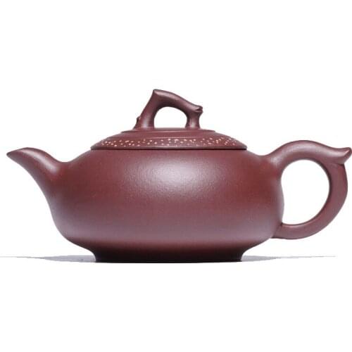 Boutique House Collection Purple Clay Teapot Yixing Famous Handmade Purple Clay Teapot Customized Feihong Teapot
