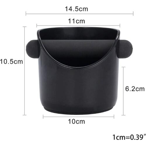 2021 New Coffee Grind Knock Box Waste Powder Espresso Dump Bin Knocking Ground Bucket