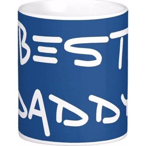 Best Daddy White Coffee Mugs Tea Mug Customize Gift By LVSURE Ceramic Mug Travel Coffee Mugs