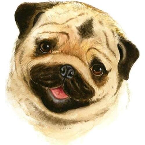 New Cartoon Lovely Head Modelling Cover scratches Car-Sticker Decal for Bumper Rear Windshield Other Vehicle KK14*13cm