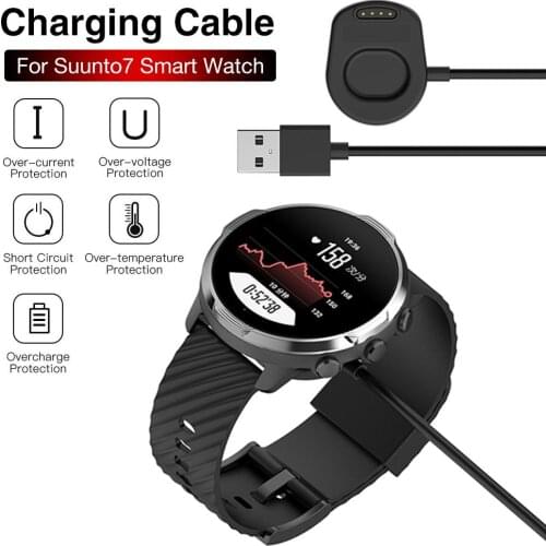 New USB Charger Cradle For Suunto 7 Charging Cable For Suunto7 Smart Watch Accessories Wireless Replacement Charger Dock Adapter