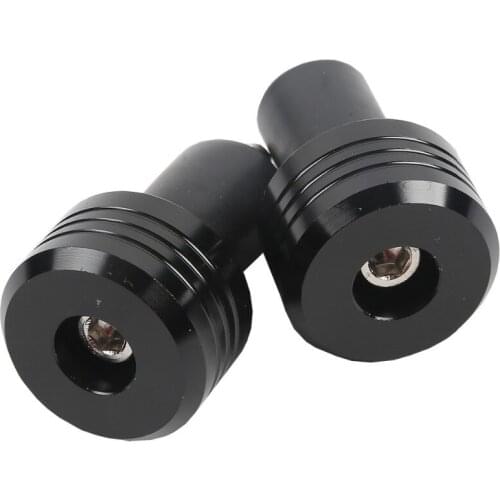 NEW Black 2 Pcs 7/8" Handle Bar End For Honda CBR600F CBX 1000 CBR 250R 900RR