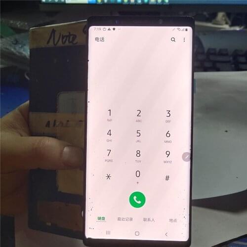 Single choice point Line For Samsung Galaxy Note 9 Note9 N960F N960U LCD Display Touch Screen Digitizer Assembly no Frame