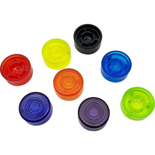 Electric Guitar Effects Pedal Switch Knob Cap Plastic Footswitch Topper Protector Button Bumper