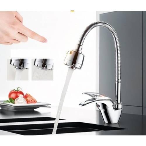 Kitchen Faucet Handle Single Hole Pull Out Spout Kitchen Sink Mixer Tap Stream Sprayer Head Faucets Mixer Tap Stainless Steel WC