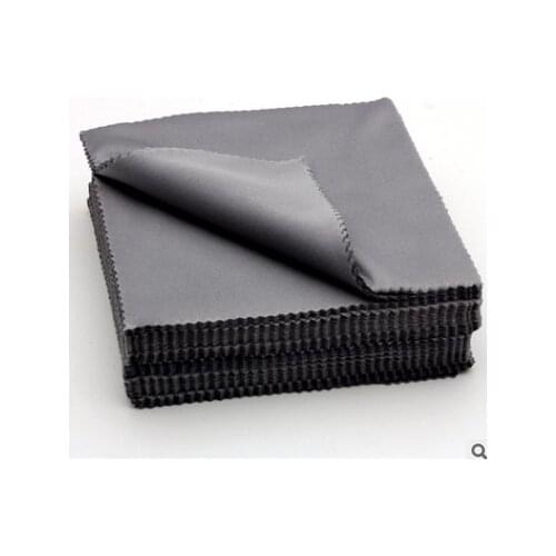100pcs/lot Black Clean Glasses Lens Cloth Wipes For Sunglasses Microfiber Eyeglass Cleaning Cloth For Phone Camera Computer