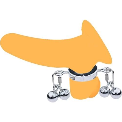 Male Chastity Strength Training Balls Sex Tool Penis Extender Restraint Penis Load SM Alternative Sex Toy Various Weight Options