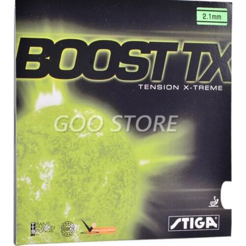 STIGA BOOST-TX Table tennis rubber Offensive+ Defensive pimples in STIGA ping pong sponge