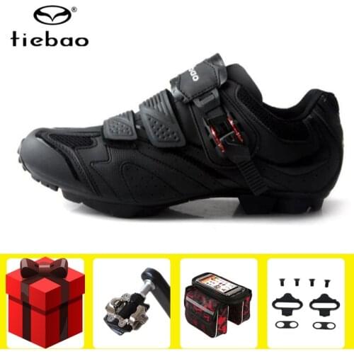 Tiebao Cycling Shoes Non-slip sapatilha ciclismo mtb chaussure vtt Mountain Bike Auto-lock Bicycle men Sneakers women