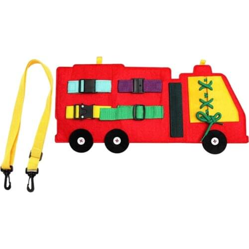 Felt Busy Board Basic Skills Sensory Board Fine Motor Training for Toddlers