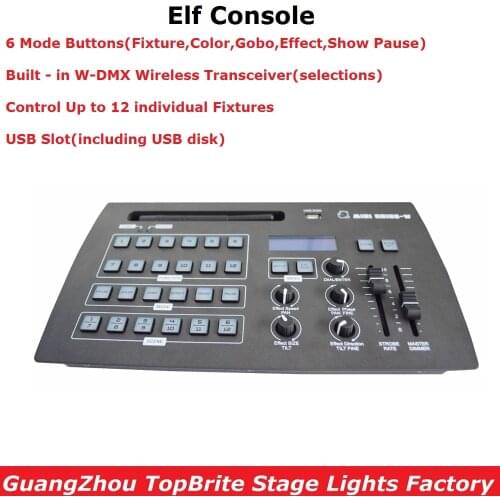 Elf Console DMX-USB Controller DMX 432 Channels Console Perfect For DJ Party LED Lights Stage Lighting Dj Equipments Controller
