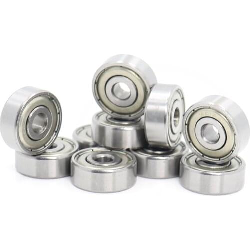 1601zz 1602zz Bearing 1603zz ABEC-1 10PCS Double Shielded Inch Ball Bearings 1601z 1602z 1603z