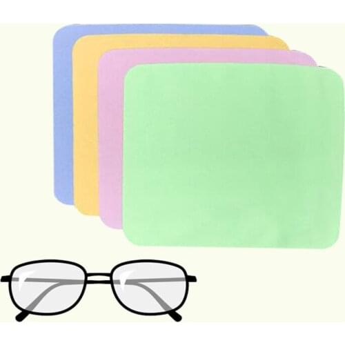 1pc Glasses Clean Cloth Suede Mirror Cloth Imitation Deerskin Mirror Cloth Camera Computer Phone Screen Wipe Cloth