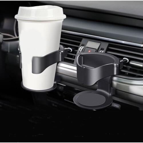 Car Cup Holder Air Vent Outlet Drink Water Coffee Bottle Holder Can Mounts Holders Beverage Ashtray Mount Stand Accessories