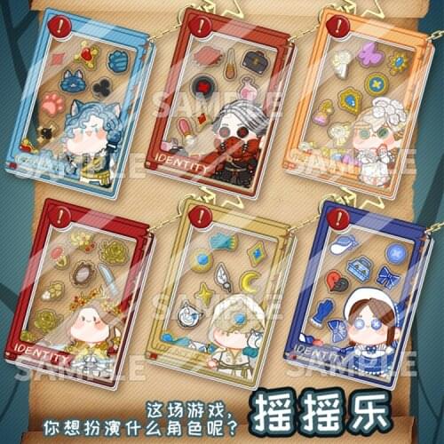 Anime Identity V Tracy Reznik Naib Subedar Emma Woods Jack Creative Acrylic Shake Fighter Keychain Toy Cute Bag Pendant Keyring