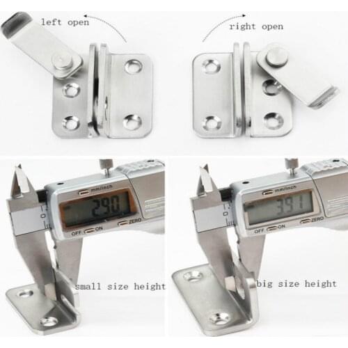 Cardoria Stainless Steel Hasps Door Lock Home Sliding Latches Naval Locks For Bedroom Toilet Garden Kitchen Security Lock Latch