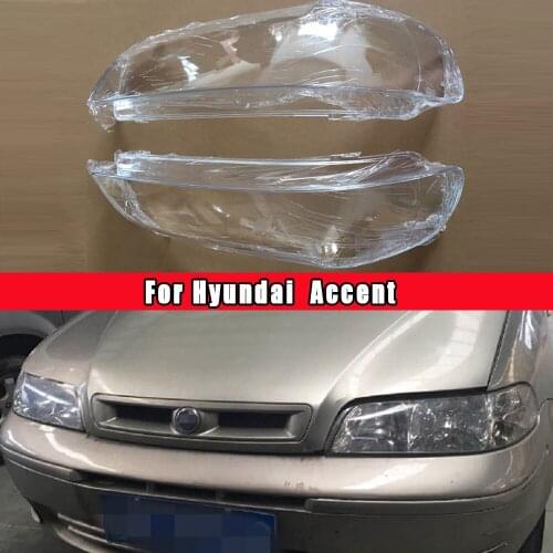 Car Front Headlight Lens Auto Light Case For Fiat Palio Transparent Glass Shell Lamp Shade Headlamp Cover