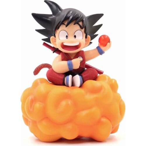 Dragon Ball Z Kids Son Goku on somersault clouds PVC Action Figure Model Collection Toy