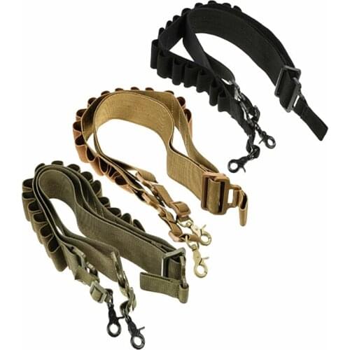 FIRECLUB 2 Point Rifle Shotgun Gun Sling Bandoleira 15 Shell Ammo Holder Bandolier 12Ga 20Ga