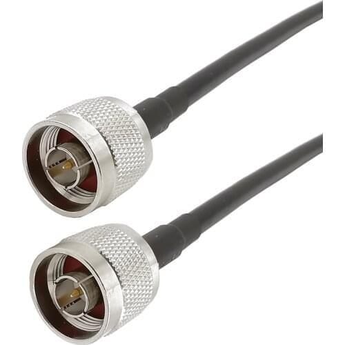 RF LMR200 Pigtail Cable N Male to N Male for Signal Booster Repeater Router Antenna Type N Plug to Plug Extension Cable 1-30M